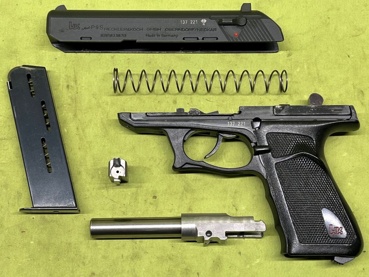 PISTOLET SAMOPOWTARZALNY HK P9S, kal. 9x19mm