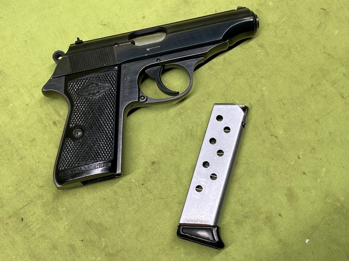 PISTOLET WALTHER PP, MANURHIN, Kal. 7,65Br.